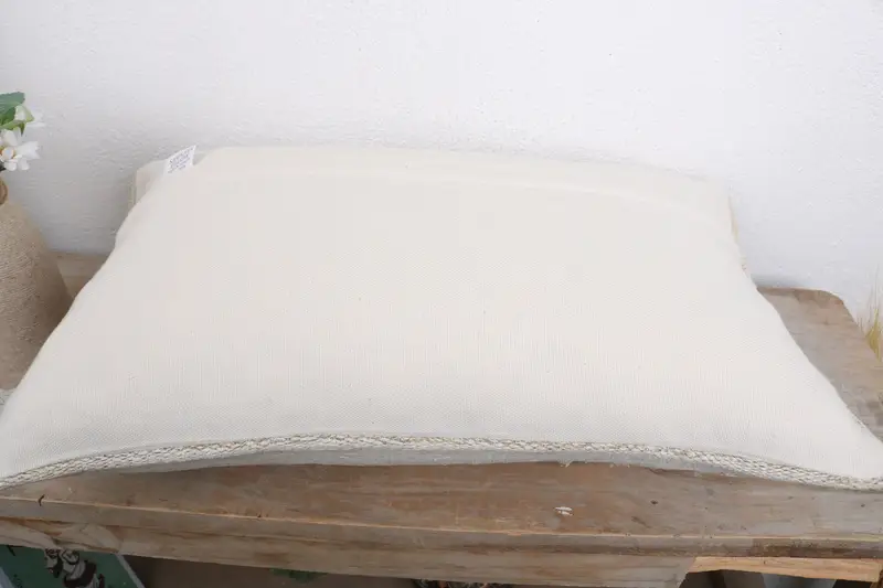 Garden Pillow Sham, 12x20 White Cushion Cover, Pillow, Home Decor Pillow, Meditation Pillow, Handmade Kilim Cushion, Kilim Pillow - 7