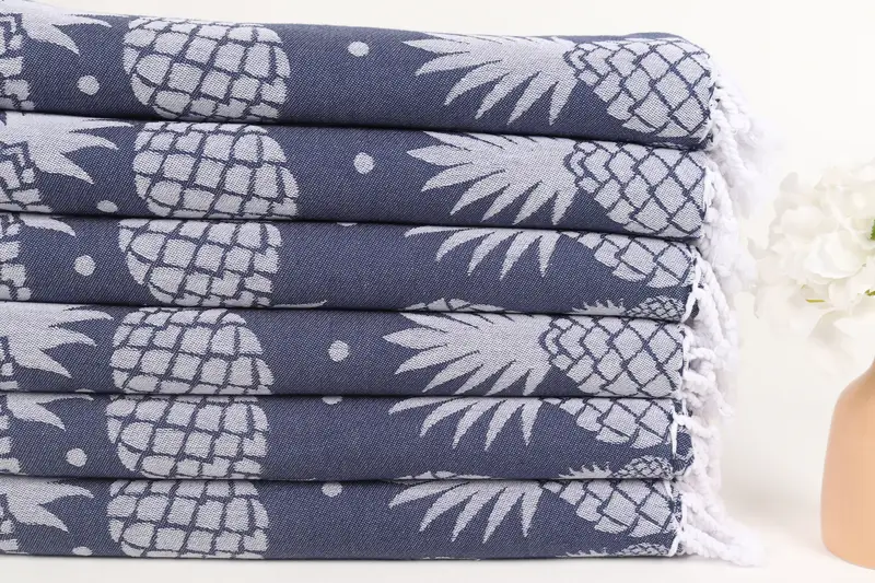 Bachelorette Party Favors Beach, Beach towel, Custom Towel Beach, Personalized Towel, Turkish Towel USA, 70x36 Cotton Pineapple Design Towel - 4