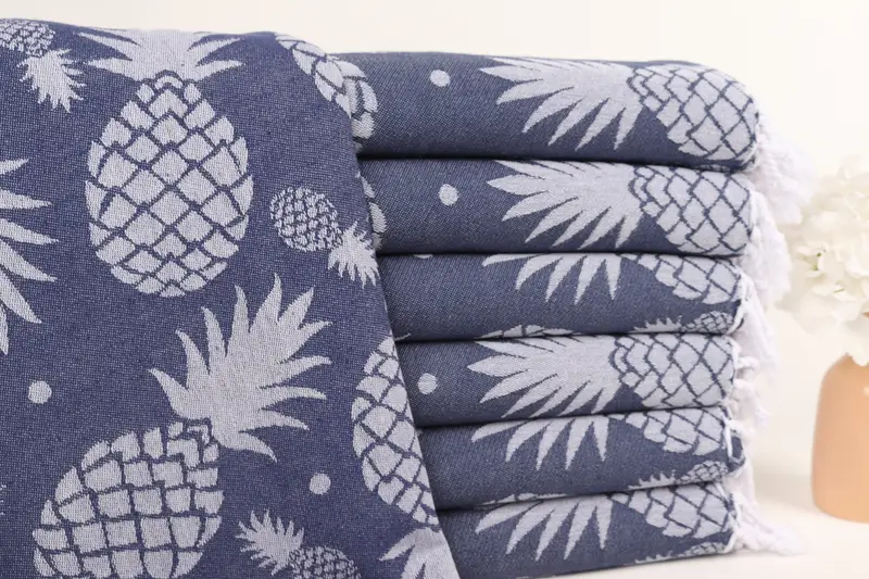 Bachelorette Party Favors Beach, Beach towel, Custom Towel Beach, Personalized Towel, Turkish Towel USA, 70x36 Cotton Pineapple Design Towel - 2