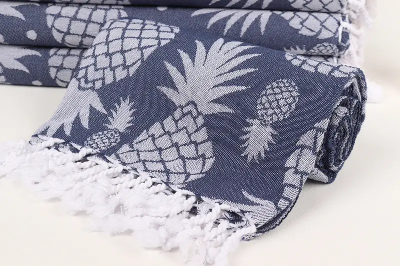 Bachelorette Party Favors Beach, Beach towel, Custom Towel Beach, Personalized Towel, Turkish Towel USA, 70x36 Cotton Pineapple Design Towel - 5