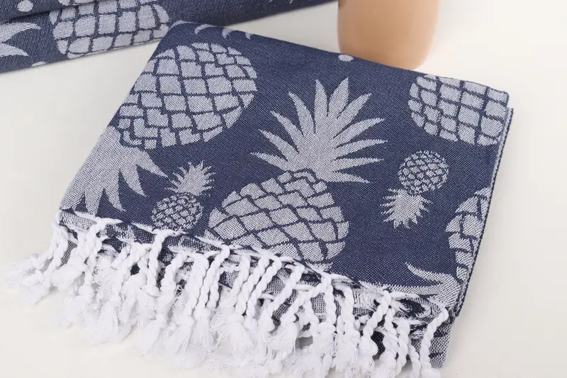 Bachelorette Party Favors Beach, Beach towel, Custom Towel Beach, Personalized Towel, Turkish Towel USA, 70x36 Cotton Pineapple Design Towel - 6