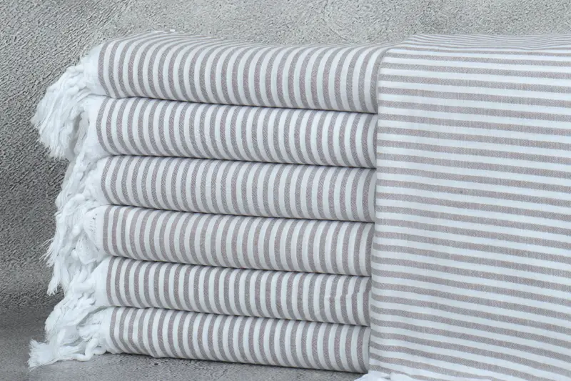 Turkish towel, 68x36 Cotton Striped Towel, Bridal Shower Favors, Home Decor Towel, Spa Towel, Beach Theme Wedding Gift, Personalized Towel - 1