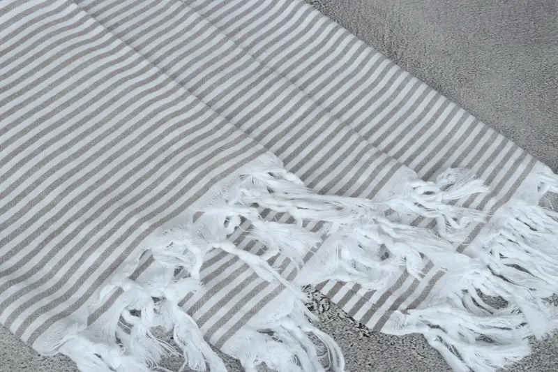 Turkish towel, 68x36 Cotton Striped Towel, Bridal Shower Favors, Home Decor Towel, Spa Towel, Beach Theme Wedding Gift, Personalized Towel - 5