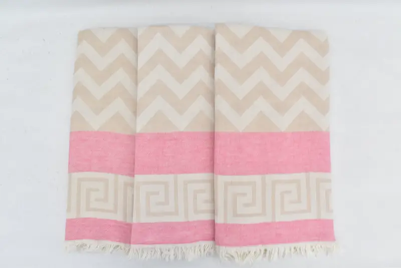 Bath towel, Personalized Gift, Engagement Gift, Valentines Day Gift For Her, Quick-Dry Beach Towel, Embroidery Towel, 70x36 Cotton Geometric Towel - 7