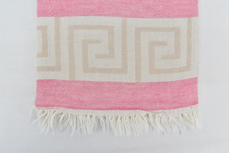 Bath towel, Personalized Gift, Engagement Gift, Valentines Day Gift For Her, Quick-Dry Beach Towel, Embroidery Towel, 70x36 Cotton Geometric Towel - 6