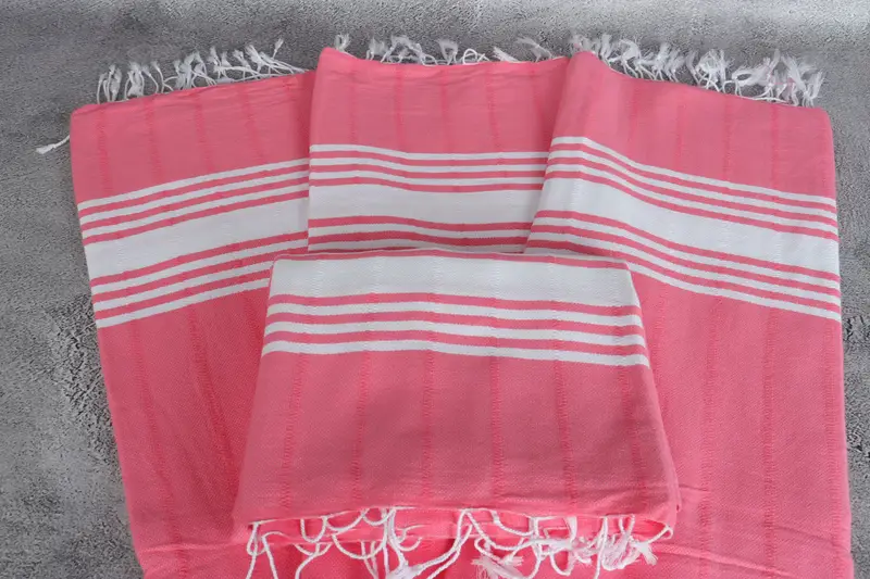 Travel towel, Turkish beach towel with fringe, Monogrammed Beach Towel, Bachelorette Gifts, 70x40 Cotton Striped Towel, Anniversary Gift For Her - 4
