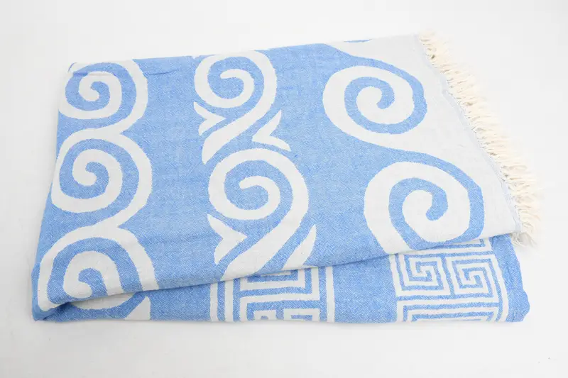 70x36 Cotton Patterned Towel, Large Turkish Towel, Travel Towel, Bridemaids Beach Towel, Peshtemal, Monogram Beach Towel, Quick-dry peshtemal - 2