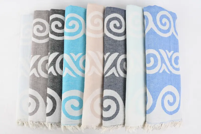 70x36 Cotton Patterned Towel, Large Turkish Towel, Travel Towel, Bridemaids Beach Towel, Peshtemal, Monogram Beach Towel, Quick-dry peshtemal - 4