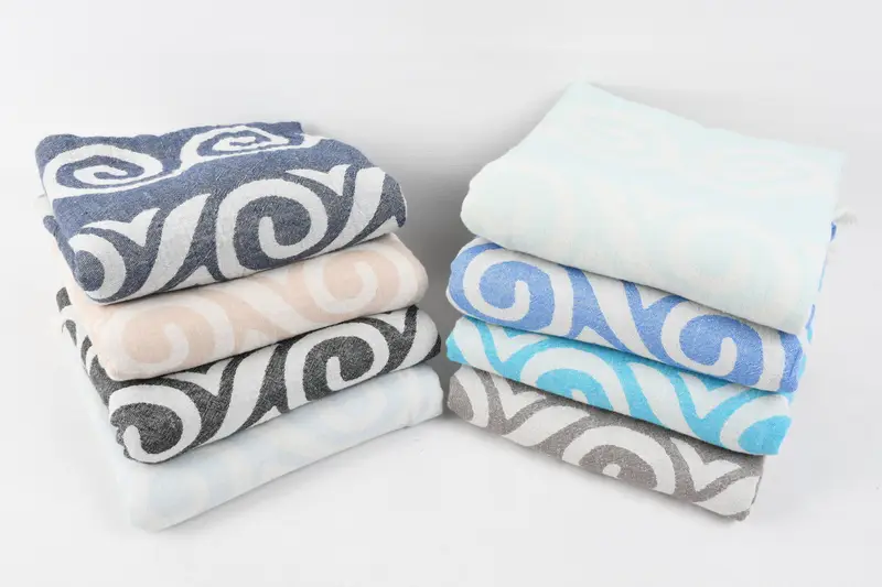 70x36 Cotton Patterned Towel, Large Turkish Towel, Travel Towel, Bridemaids Beach Towel, Peshtemal, Monogram Beach Towel, Quick-dry peshtemal - 5