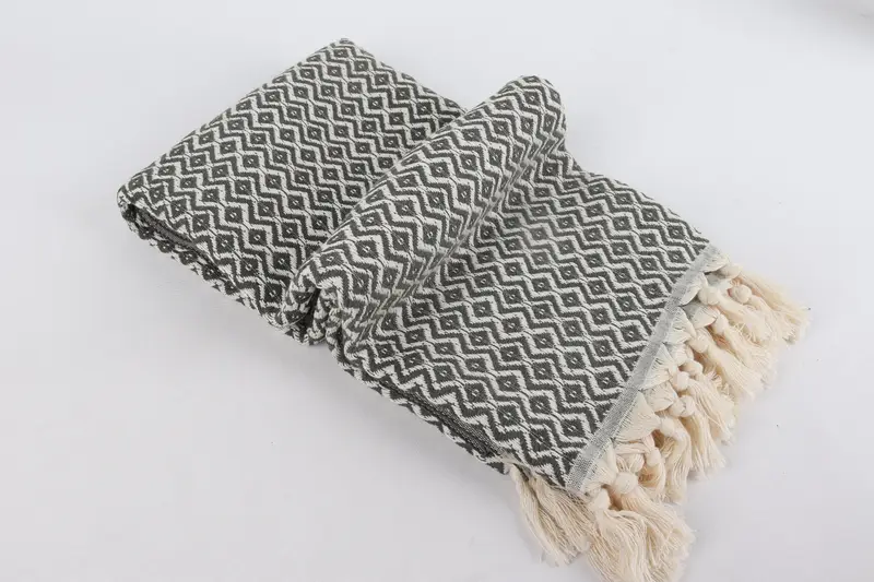 Organic towel, Luxury Turkish peshtemal beach towel, Gift For Him, Gym Towel, 70x40 Cotton Diamond Towel, Bachelor Party Favors, Turkish towel - 6