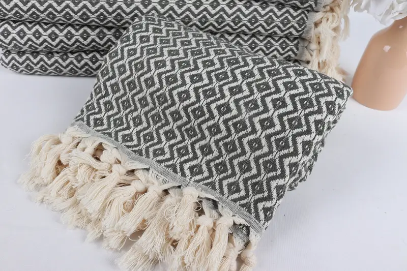 Organic towel, Luxury Turkish peshtemal beach towel, Gift For Him, Gym Towel, 70x40 Cotton Diamond Towel, Bachelor Party Favors, Turkish towel - 4