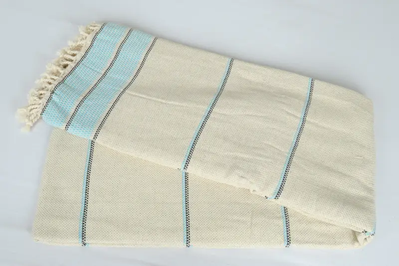 Aesthetic Blanket, Boho Throw Blankets, 104x96 Cotton Striped Towel, Bachelor Bachelorette Party Favors, Bridal Shower Gift, Housewarming Gift - 6