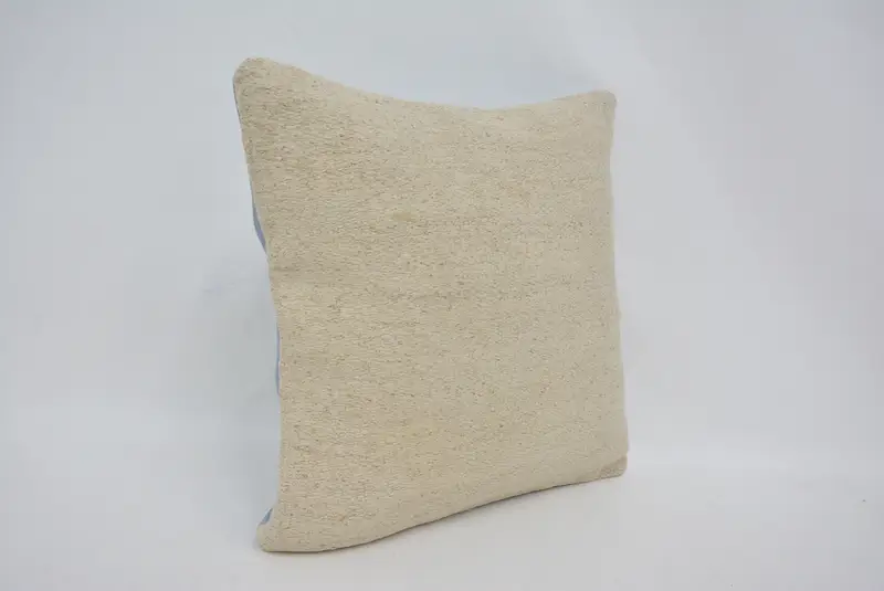 Art Deco Pillow Case, Decorative Pillow Sham, 16x16 Beige Pillow Case, Boho Pillow Sham Cover, Gift Pillow, Cushion Cover, Boho Pillow - 3