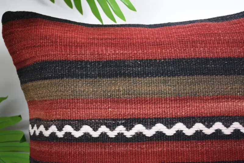 Pillow, Designer Throw Cushion Cover, Boho Pillow, Turkish Pillow, 16x16 Blue Pillow Sham, Accent Pillow Cover, Kilim Pillow Cover, Toss Pillow Case - 2
