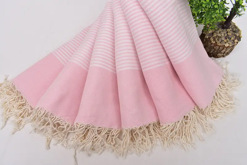 Luxury Turkish beach towel for summer vacation, Turkish towel, 70x40 Cotton Striped Towel, Custom Beach Towel, Beach Towel Bulk, Bridal Gifts - 4