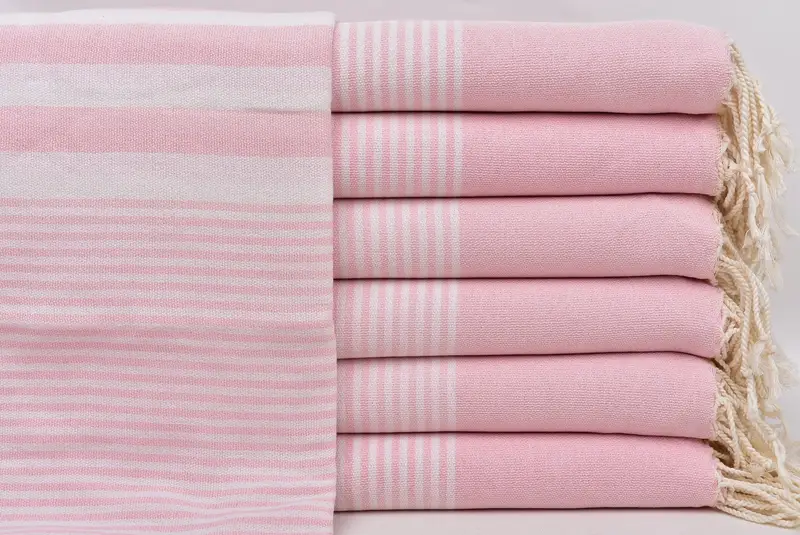 Luxury Turkish beach towel for summer vacation, Turkish towel, 70x40 Cotton Striped Towel, Custom Beach Towel, Beach Towel Bulk, Bridal Gifts - 1