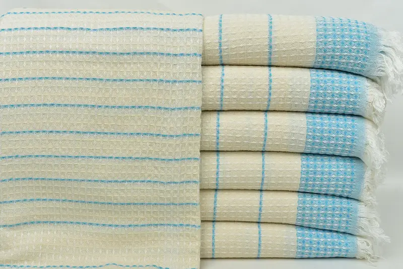 Bath towel, Gift For Bride, Beach Wedding Favor, Thin towel, Organic Towel, Personalized Towel, Turkish Bath Towel Set, 70x40 Cotton Waffle Towel - 1