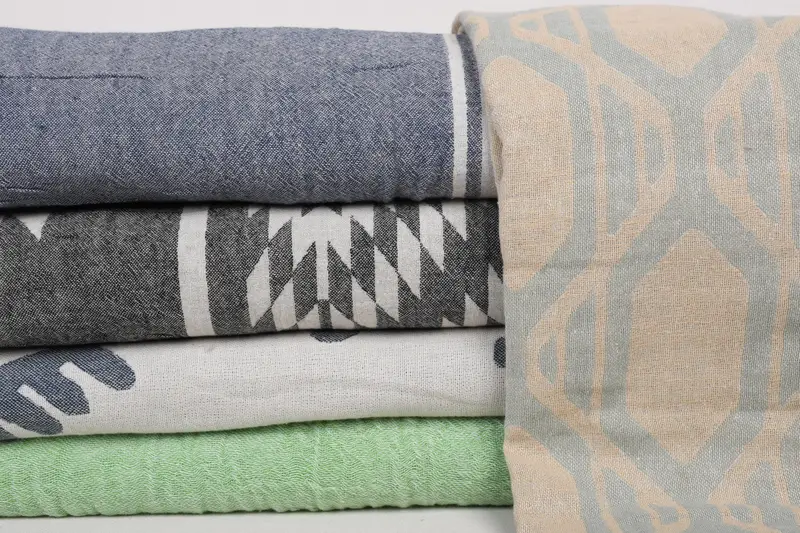 Bridesmaid Favors, Boho Throw Blankets, 80x60 Cotton Set of 5 Towel, Girl Trip Party Favor, Best Wedding Gift, Housewarming Gift, Wedding Favors - 2