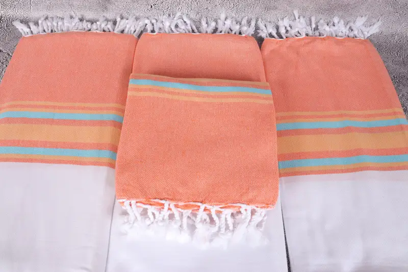 Monogrammed Beach Towel, Organic Turkish towel, Peshtemal, Bachelor Bachelorette Party Favors, 70x40 Cotton Striped Towel, Housewarming Gift - 4