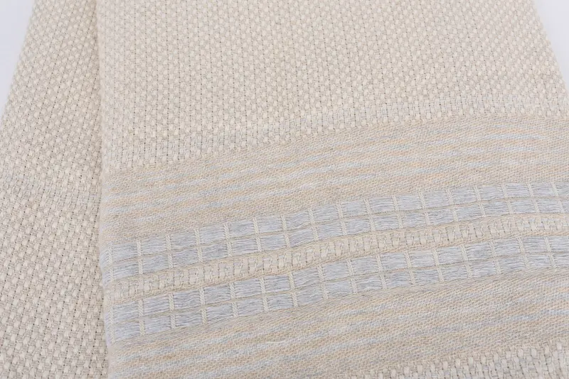 Organic Turkish towel, Gift For Him, Peshtemal Towel, 68x40 Linen Striped Towel, Embroidered Turkish Towel, Personalized Wedding Gift For Couple - 4