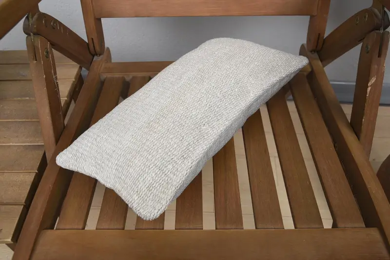 8x16 Beige Pillow Case, Kilim Cushion Sham, Ottoman Cushion, Aztec Cushion, Boho Pillow Sham Cover, Pillow Sham, Bed Pillow Sham, Gift Pillow - 4