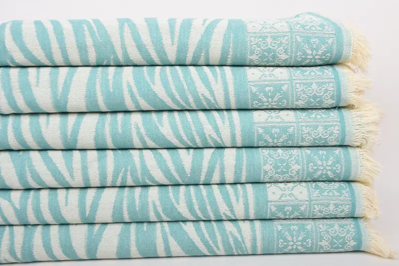 Kişiselleştirilmiş hediye, düğün iyilikleri, yaz hediyesi, spa hediyesi, monogram Türk banyo havlu, banyo havlu, onun için hediye, 28x20 pamuklu çizgili havlu - 4