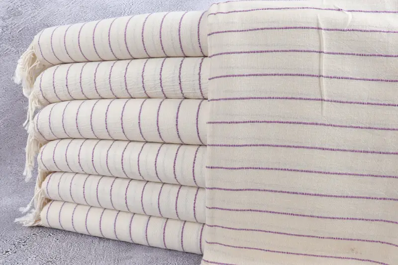 Travel Towel, Pool Towels, Best Friend Gift Ideas, Custom Beach Towel, Personalized Wedding Gift, 70x38 Cotton Striped Towel, Custom Wedding Gifts - 1