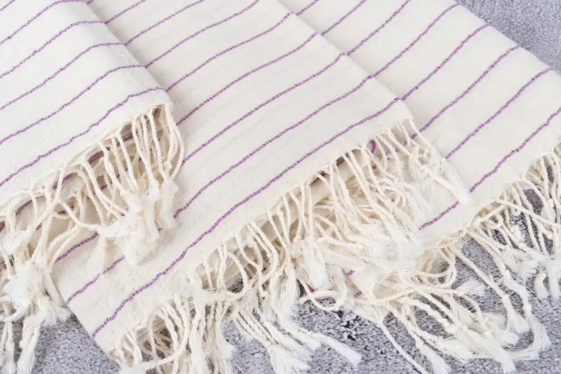 Travel Towel, Pool Towels, Best Friend Gift Ideas, Custom Beach Towel, Personalized Wedding Gift, 70x38 Cotton Striped Towel, Custom Wedding Gifts - 5