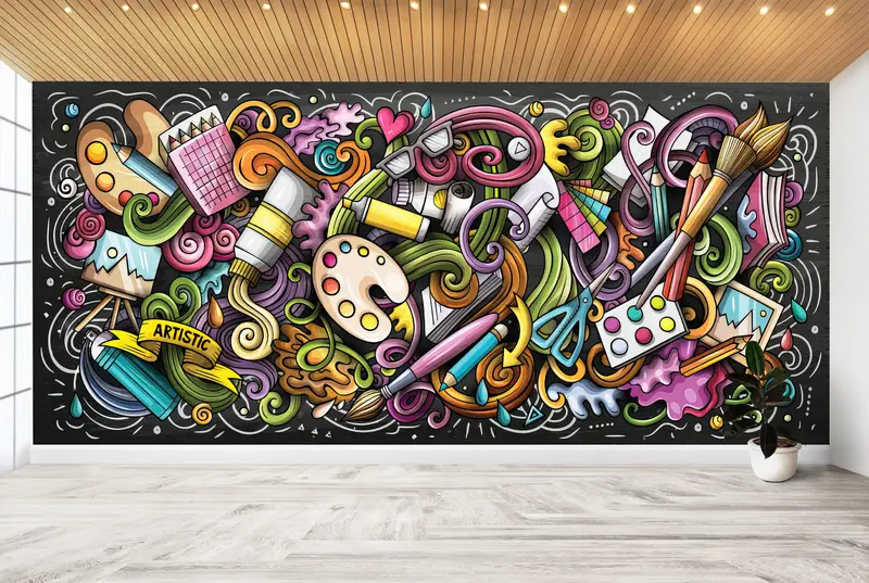 Papel pintado artístico impreso: transforma tu espacio con el toque de un pintor