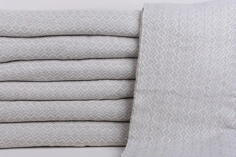 Best Wedding Gift, Decorative Blanket, Organic Throw, 96x80 Cotton Diamond Towel, Bachelorette Favor, Throw Blanket, Monogram Blanket - 2