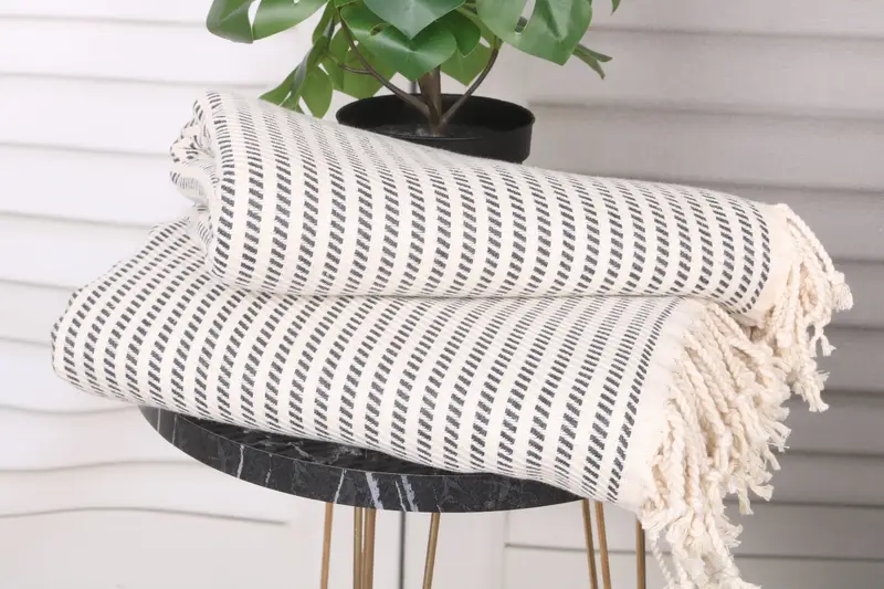Bachelor Gifts, Guest Towel, Bridal Shower Gifts, Bridesmaid Gift, Custom Beach Towels, Lightweight Turkish towel, 70x40 Cotton Polka Dot Towel - 3