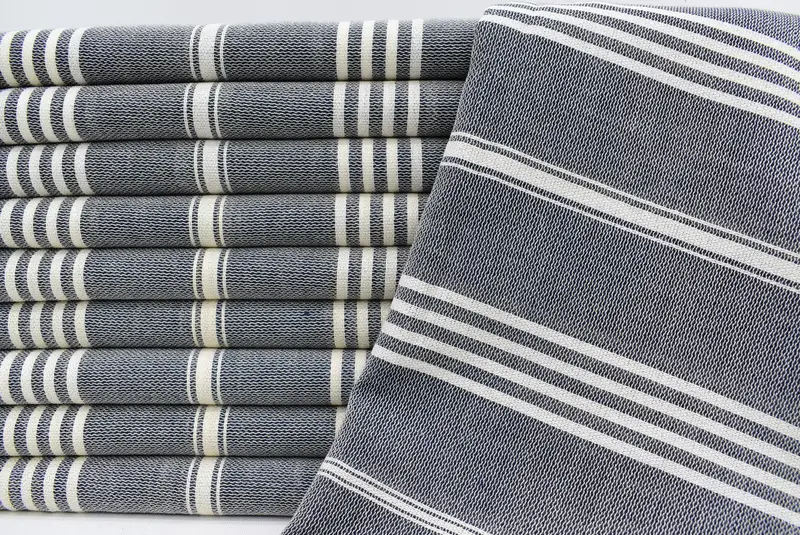 Bridal Shower Gift, Bachelor Towel, Personalized Gift, 70x40 Cotton Striped Towel, Best Friend Wedding Gift, Bachelor Gifts, Halloween Gifts - 1