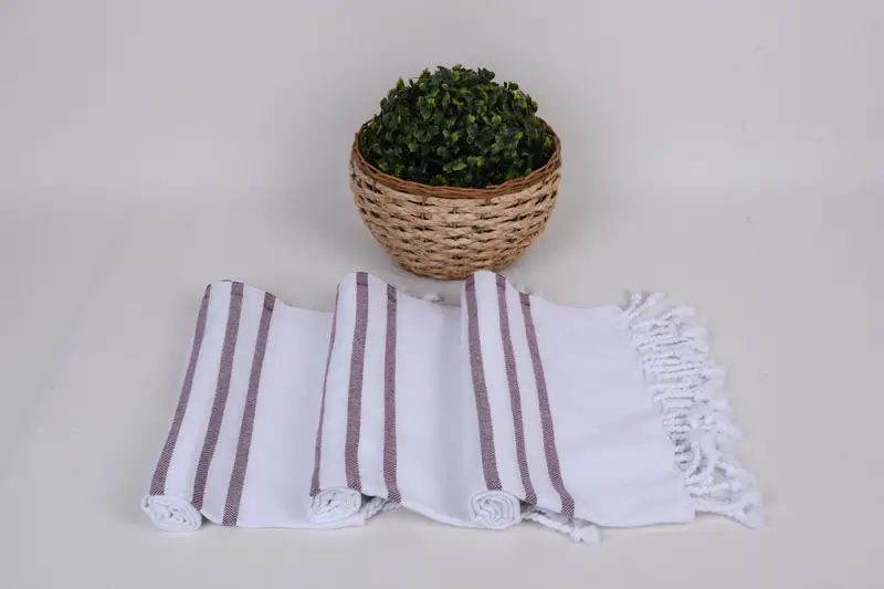 Havlu adlı havlu, kişiselleştirilmiş hediye, banyo havlu, nedime hediyesi, 40x24 pamuklu çizgili havlu, düğün hediyeleri havlu, monogram mutfak havlu - 8