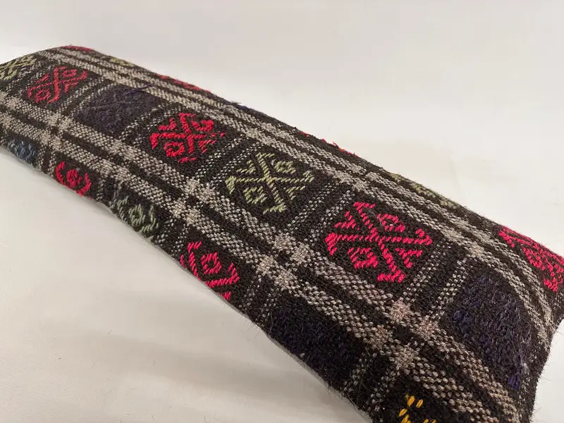 Cushion Case, 12x36 Brown Pillow Case, Ethnic Pillow Cover Cushion Cover, Kilim Pillow Cover, Interior Designer Pillow, Throw Kilim Pillow - 6