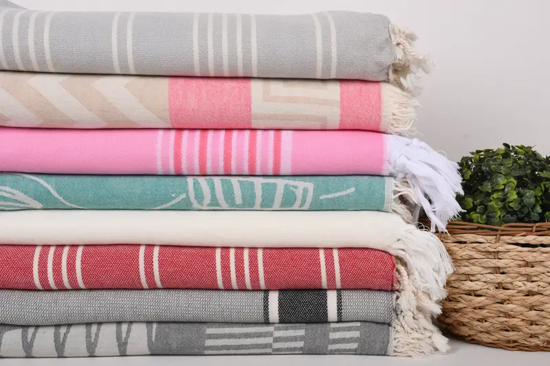 Bachelorette Party Gifts, Monogram Turkish Towel, Peshtemal Towel, Boyfriend Christmas Gift, 70x40 Cotton Set of 8 Towel, Personalized Turkish Towel - 2