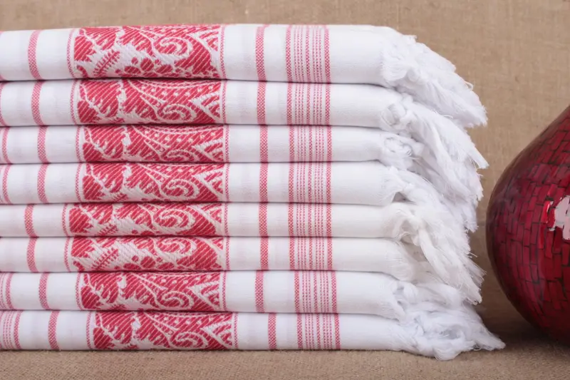 Personalized Scorpion Print Turkish Cotton Towel Beige, 40x71 Inches