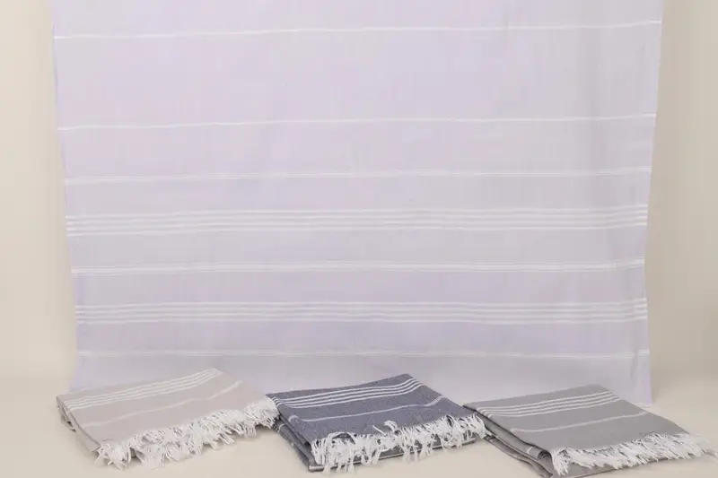 Gift For Wedding Day, Personalized Beach Towel, Bachelorette Party Decorations, Bridal Gifts, 68x36 Cotton Striped Towel, Absorbent Turkish towel - 8