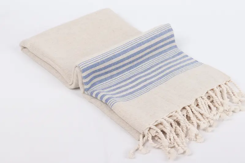 Turkish Beach Towel Bulk, Fouta towel, Hammam Towel USA, 68x40 Linen Striped Towel, Bridal Shower Favors, Bathroom Towel, Organic Turkish towel - 6
