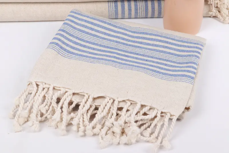 Turkish Beach Towel Bulk, Fouta towel, Hammam Towel USA, 68x40 Linen Striped Towel, Bridal Shower Favors, Bathroom Towel, Organic Turkish towel - 5