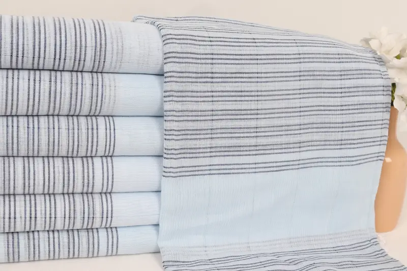 Personalized Bridesmaid Gift, Wedding Favors, Xmas Gifts, Organic Towel, 70x40 Cotton Striped Towel, Turkish hand towel, Girl Trip Party Favor - 2