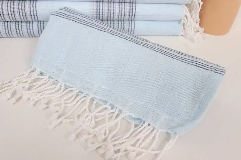 Personalized Bridesmaid Gift, Wedding Favors, Xmas Gifts, Organic Towel, 70x40 Cotton Striped Towel, Turkish hand towel, Girl Trip Party Favor - 4