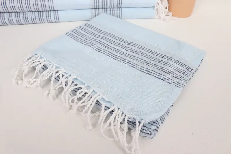 Personalized Bridesmaid Gift, Wedding Favors, Xmas Gifts, Organic Towel, 70x40 Cotton Striped Towel, Turkish hand towel, Girl Trip Party Favor - 5