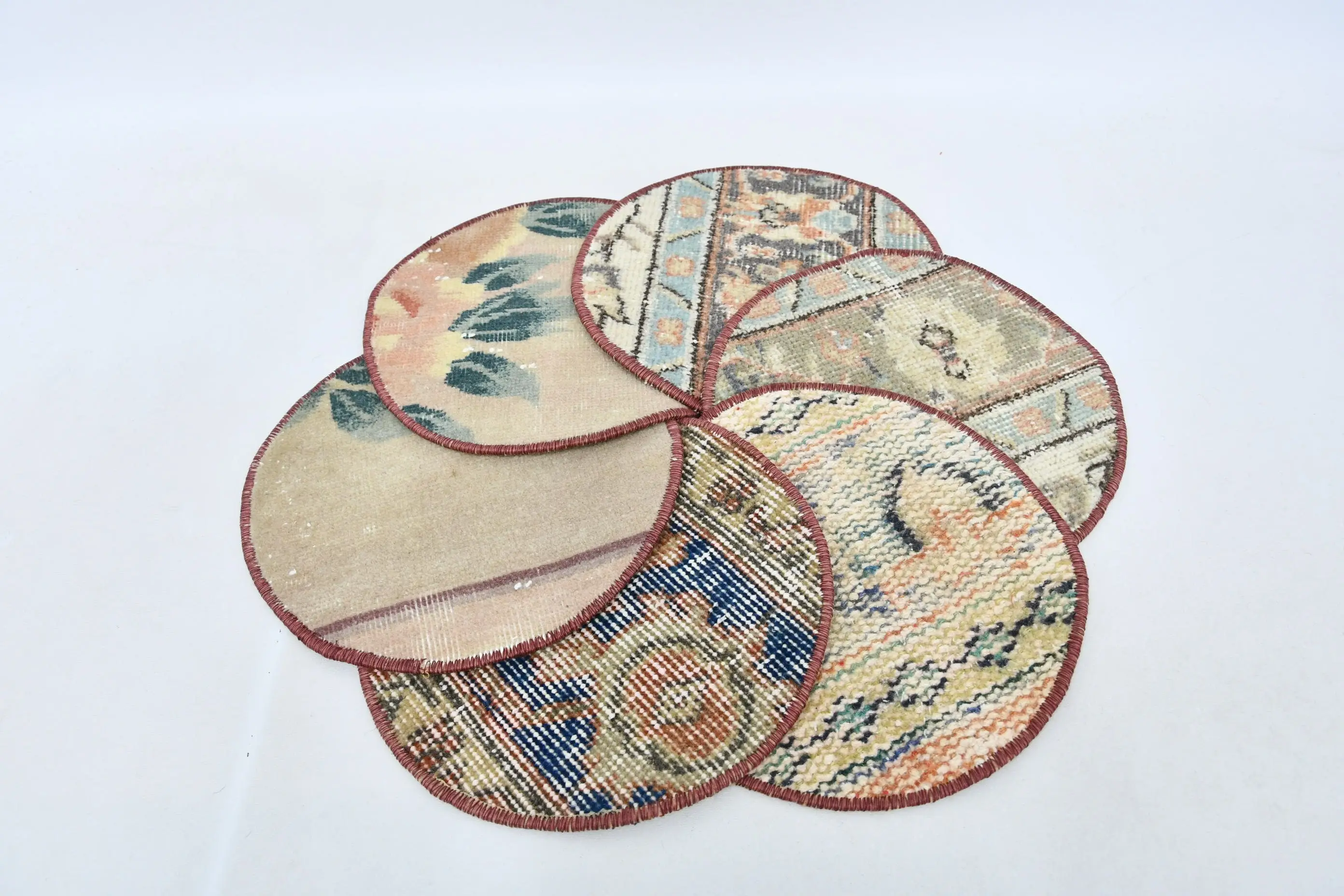 Bohemian Blue and Beige Placemats, Minimalist Style for Special Occasions - 1
