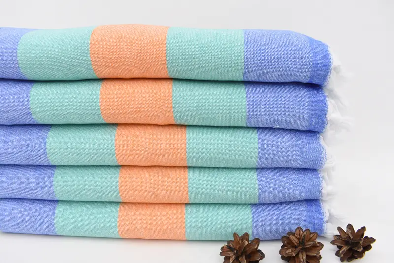 Bachelorette Party Decorations, Welcome Wedding Gift, 64x36 Cotton Striped Terry Towel, Pool Towels, Best Beach Towel, Turkish beach towel - 2