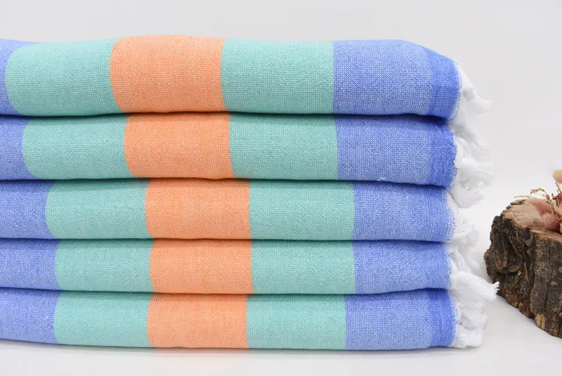 Bachelorette Party Decorations, Welcome Wedding Gift, 64x36 Cotton Striped Terry Towel, Pool Towels, Best Beach Towel, Turkish beach towel - 1