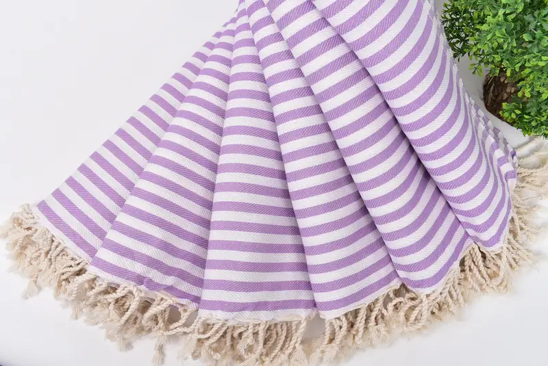 Fouta towel, Bachelorette Favor, Scarf Towel, Wedding Gifts Towel, Beach Size Towel, Travel Towel, Beach Towel Bulk, 70x40 Cotton Striped Towel - 4