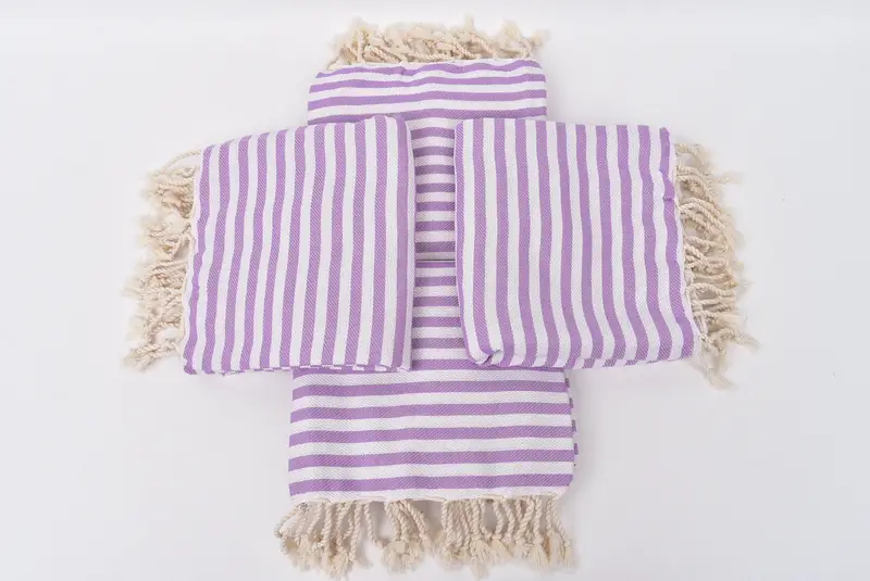 Fouta towel, Bachelorette Favor, Scarf Towel, Wedding Gifts Towel, Beach Size Towel, Travel Towel, Beach Towel Bulk, 70x40 Cotton Striped Towel - 6