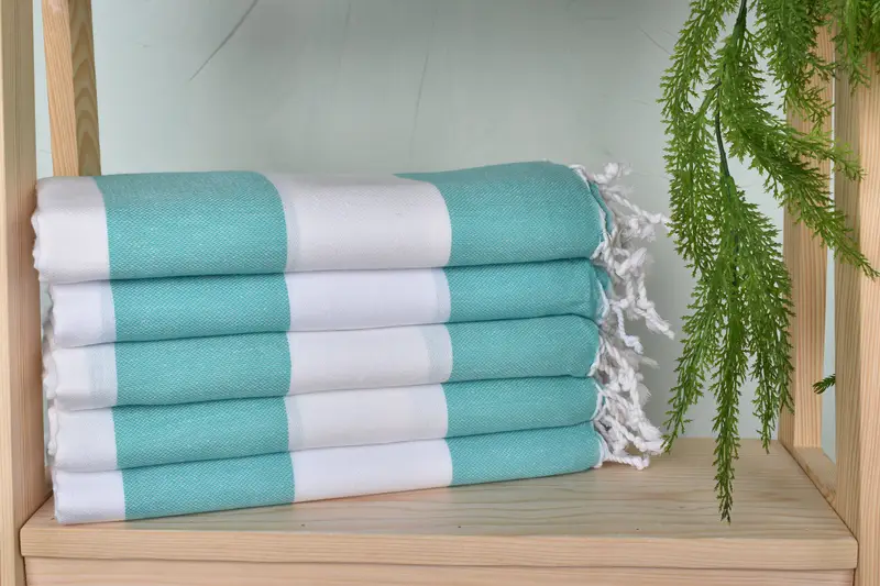 70x40 Cotton Striped Towel, Gym Towel, Soft towel, Beach Towel Personalized, Bachelor Towel, Bridesmaid Gifts Personalized, Thin towel, Hammam towel - 2