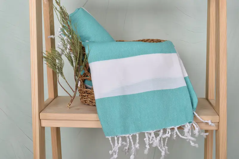 70x40 Cotton Striped Towel, Gym Towel, Soft towel, Beach Towel Personalized, Bachelor Towel, Bridesmaid Gifts Personalized, Thin towel, Hammam towel - 4