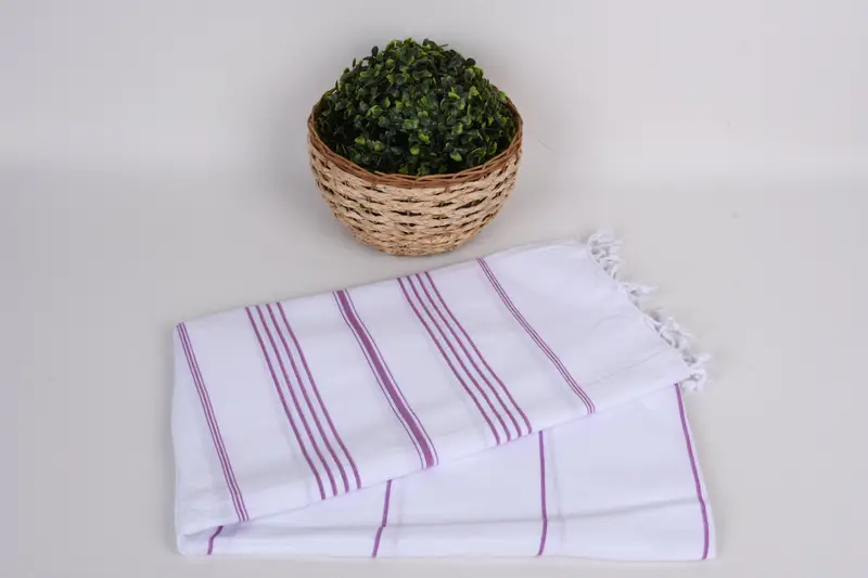 70x40 Cotton Striped Towel, Bachelorette Party Decorations, Home Decor Gifts, Absorbent Turkish towel, Turkish Towel Bulk, Bridesmaid Proposal Gift - 4